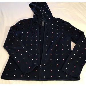 JONES NEW YORK SIGNATURE SWEATER WITH HOOD